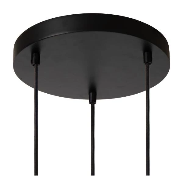 Lucide FILOX - Pendant light - Ø 44,5 cm - 3xE27 - Black - detail 3